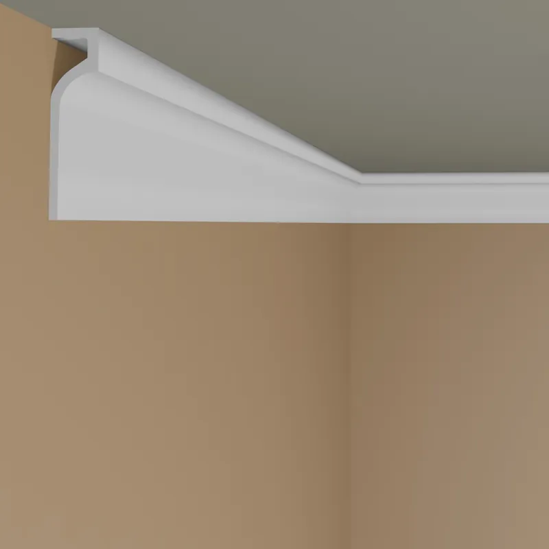 Elite Decor | Innenwinkel "P895" | Polyurethan | 31.6 x 130 x 200 mm | Weiß | Stuckleisten Winkel Neue Kollektion