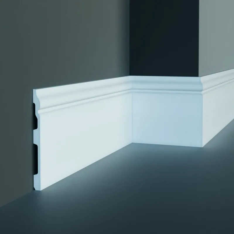 Elite Decor | Außenwinkel "CR941" | Polyurethan | 15 x 120 x 200 mm | Weiß | Stuckleisten Winkel Billig