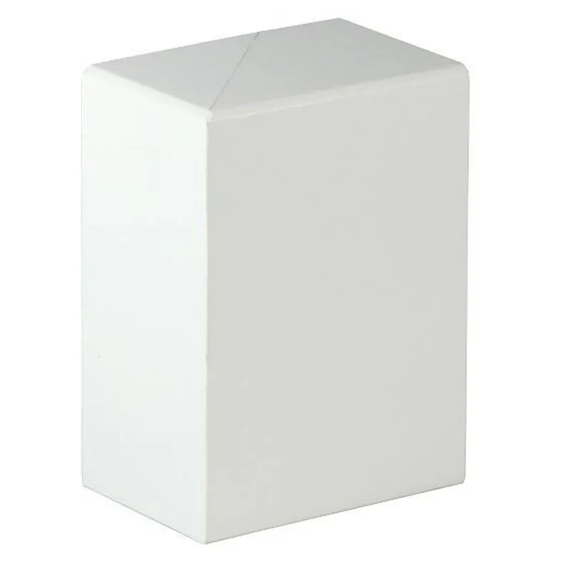 Direkt Vom Hersteller Endkappe für Heizrohrabdeckleiste | Höhe 91 mm MDF weiß foliert | Inhalt 2 Stück/Pkg.