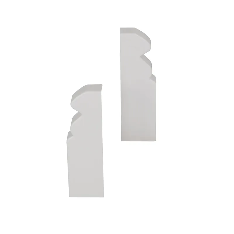 Markenprodukt Endkappe für Berliner Profil Sockelleiste 16 x 58 mm | Fußleisten Endstück Kunststoff weiß robust