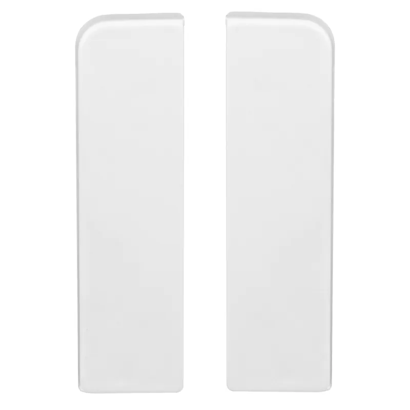 Must-Have Endkappen für MDF Sockelleisten 15 x 58 mm Kunststoff Weiß 2 Stück Neuhofer