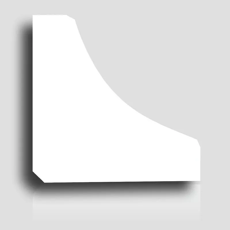 Must-Have PROVISTON | Endstücke | Für Lichtleiste "RM002" | PVC | 83 x 83 mm | Weiß | Endblende | Hochwertig