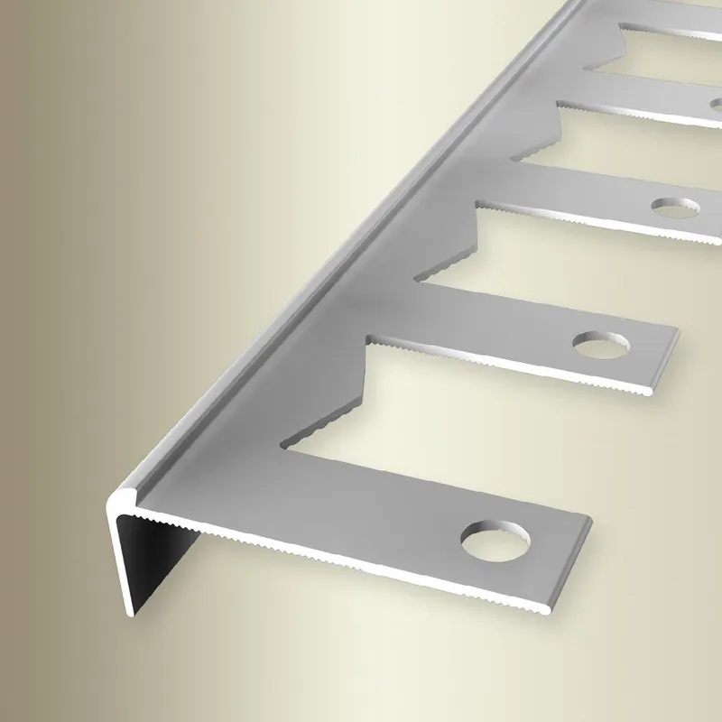 Küberit Treppenkanten- & Winkelprofile H 18.5 mm B 48 mm L 2500 mm Einfasshöhe 2.5 mm Online Kaufen