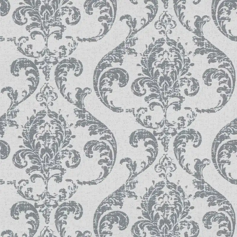 Abverkauf Rasch | Color Your Life | 315615 | Vliestapete | Barock | 0.53 x 10.05 m | Grau