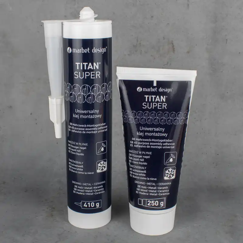 Marbet | Montagekleber | Titan Super | Sockelleisten Kleber | Stuckleisten Kleber | Tube | Kartusche Solange Der Vorrat Reicht