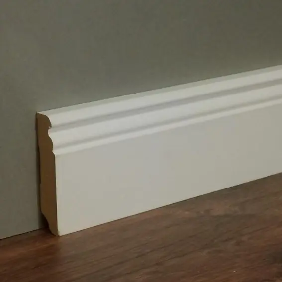 Kosche Außenwinkel | Für Sockelleiste Bergamo-7 65777 19 x 80 mm MDF Hamburger Profil Weiß Begrenztes Angebot