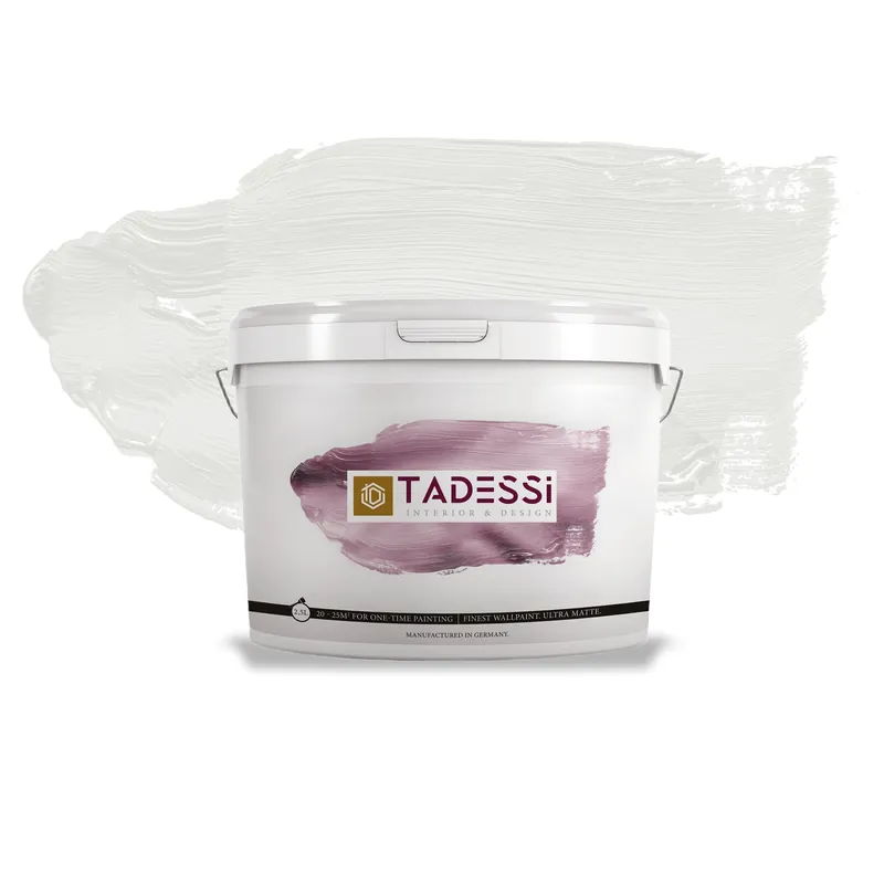 Abverkauf TADESSI Color Vista - Wandfarbe Pastellgrau - Mondsteingrau - Hochwertige matte Innenfarbe