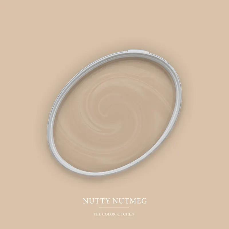 Ausverkauf Wandfarbe Beige matt | The Color Kitchen Nutty Nutmeg | Exklusive Innendispersion Hohe Deckkraft