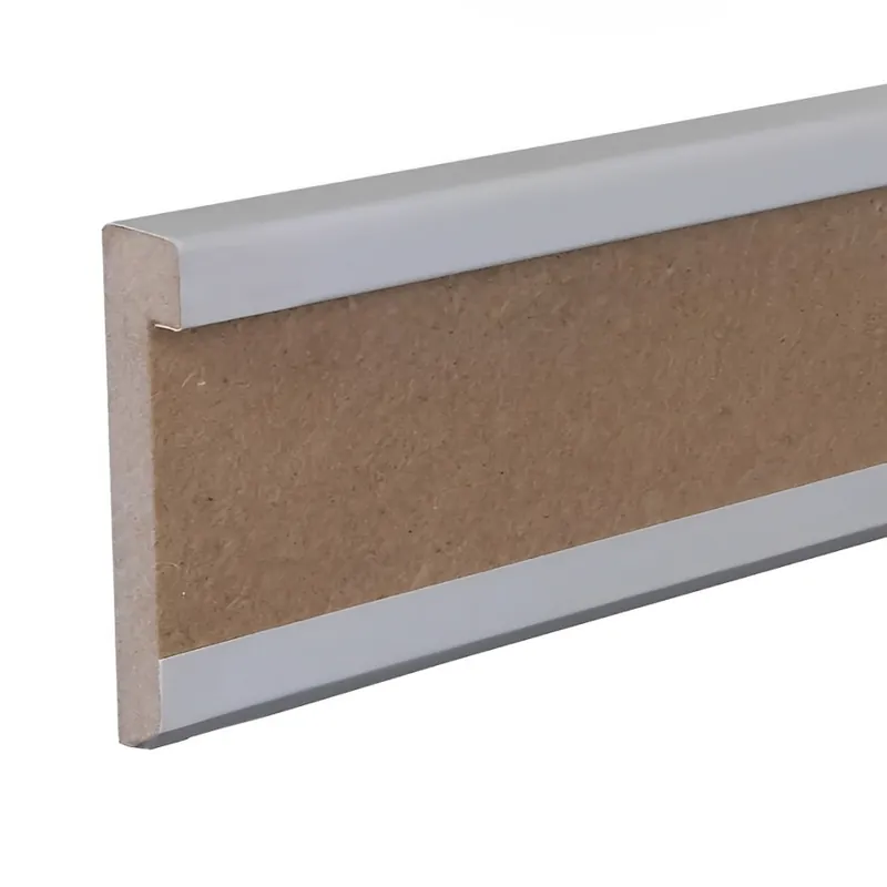 Jetzt Kaufen Kosche | Sockelleiste | MDF | 76672 | 13 x 58 x 2500 mm | Weiß | Fußleiste | Foliert