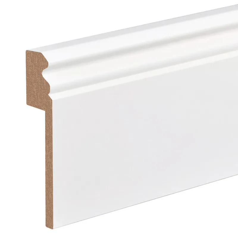 Kosche | Fliesenabdeckleiste | MDF | 78252 | 16 x 100 x 2500 mm | Weiß | Foliert | Hamburger Profil Aktuell
