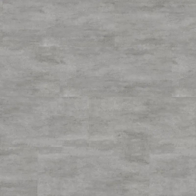 Günstig Rigid Vinylboden Designbelag 940 x 470 x 5.5 mm Klick Vinyl Steinoptik Cement Hellgrau NKL42