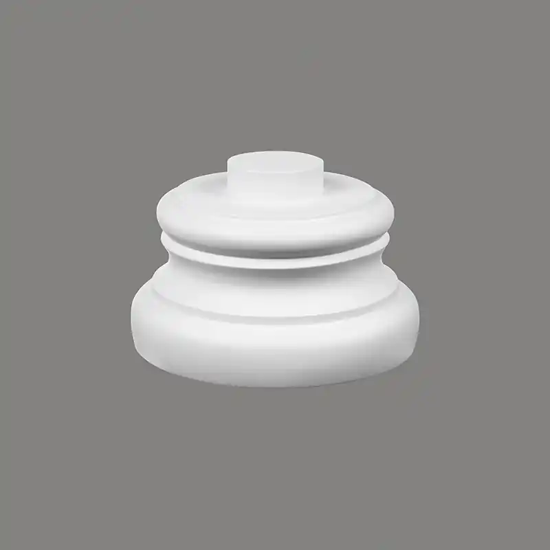 Zertifiziert Mardom Vollsäulen Fußteil C5000-4W Profoam 240 x 240 x 130 mm Weiß