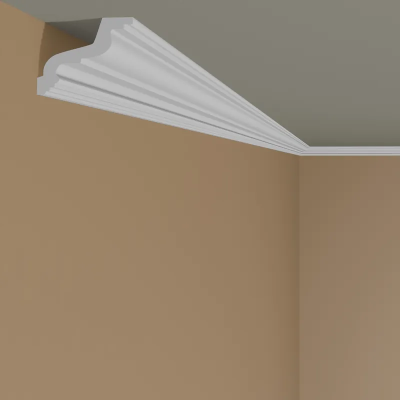 Bestseller Mardom Deckenleiste MDB118 Profoam 100 x 97 x 2000 mm Weiß Stuckleiste extravagant