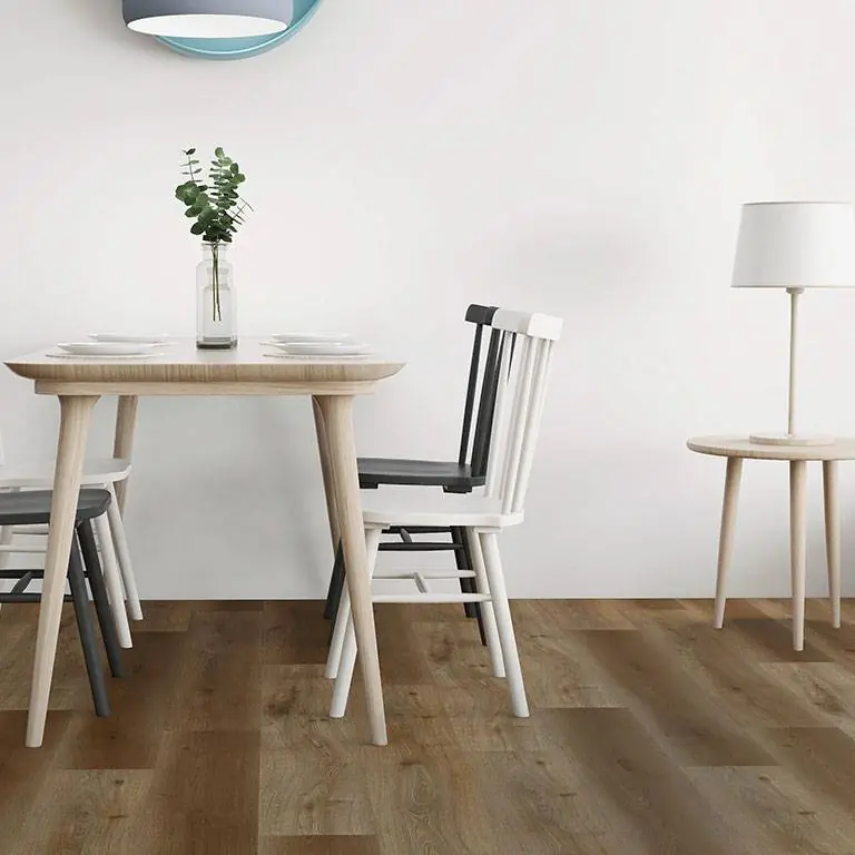 Direkt Vom Hersteller Check comfort Vinylboden 2504 Kerz 1220 x 229 x 6.5 mm Klick Vinyl Holzoptik Eiche Braun
