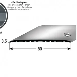Günstig PROVISTON Übergangsprofil Höhe 3.5 mm Breite 80 mm Übergangsschiene Aluminium