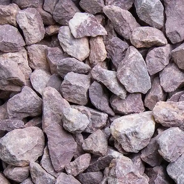 Royal Bretagne Splitt 11 - 16 mm Edelsplitt Marmor Naturstein Rot Weiß Garten Steine GSH Bestseller