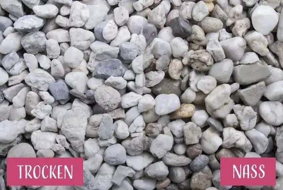 Super-Preis Weißkies 6 - 8 mm Zierkies Quarz Gartengestaltung Kies Bunt Garten Deko GSH