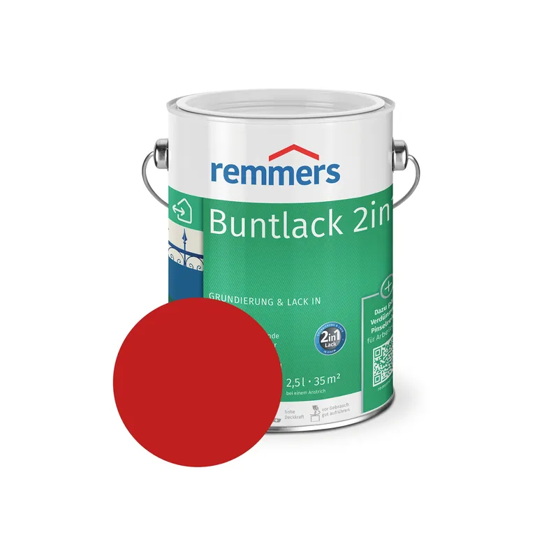 Echt Remmers Buntlack 2in1 | Grundierung & Lack | Korrosionsschutz | kostenfreie Lieferung