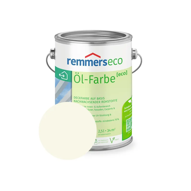 Remmers Öl-Farbe [eco] | Wasserbasierte Deckfarbe | nachwachsende Rohstoffe | kostenfreie Lieferung Top-Angebot