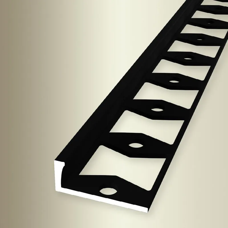Beliebt Küberit Einfass- & Abschlussprofile Höhe 9.5 mm Breite 22.5 mm L 2500 mm Einfasshöhe 8 mm