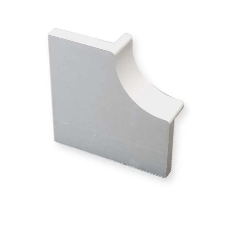 Endstück Links für Wandkantenprofil 22 x 22 mm Aluminium Hohlkehlprofil Steckverbindung Küberit Angebot