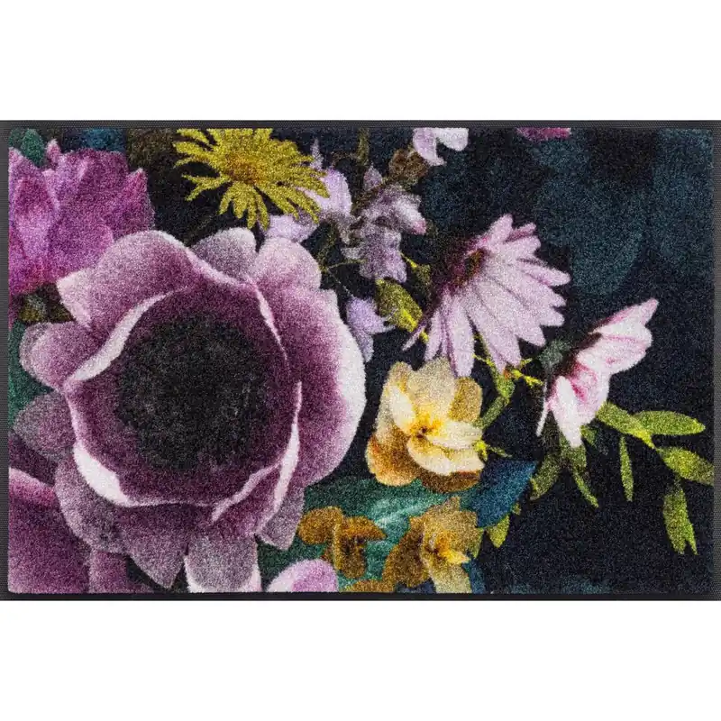 Fussmatte Anemone Schmutzfangmatte waschbar versch. Größen wash+dry Design Preiswert