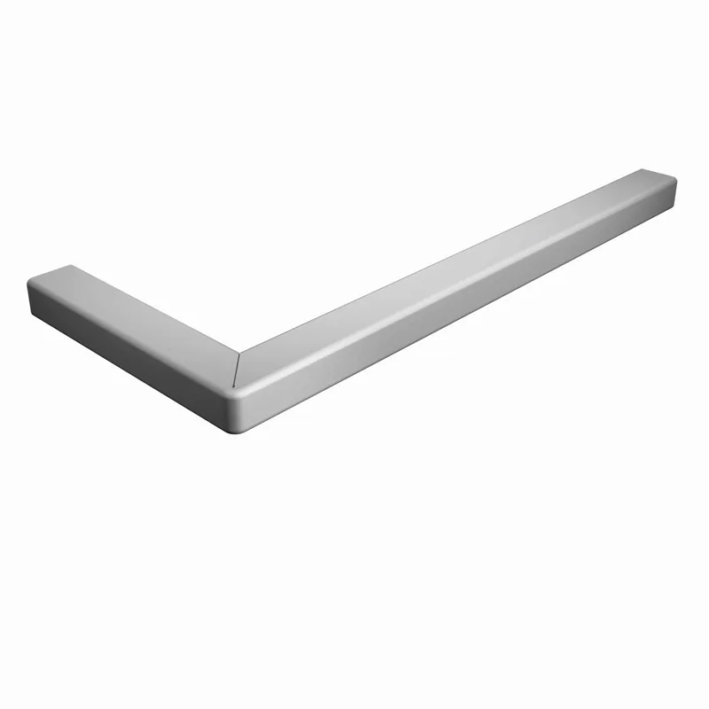 Direktkauf Treppenwinkel Links 90 Grad 7 x 9.2 mm Aluminium Treppenkantenprofil Glatt Ungebohrt Küberit