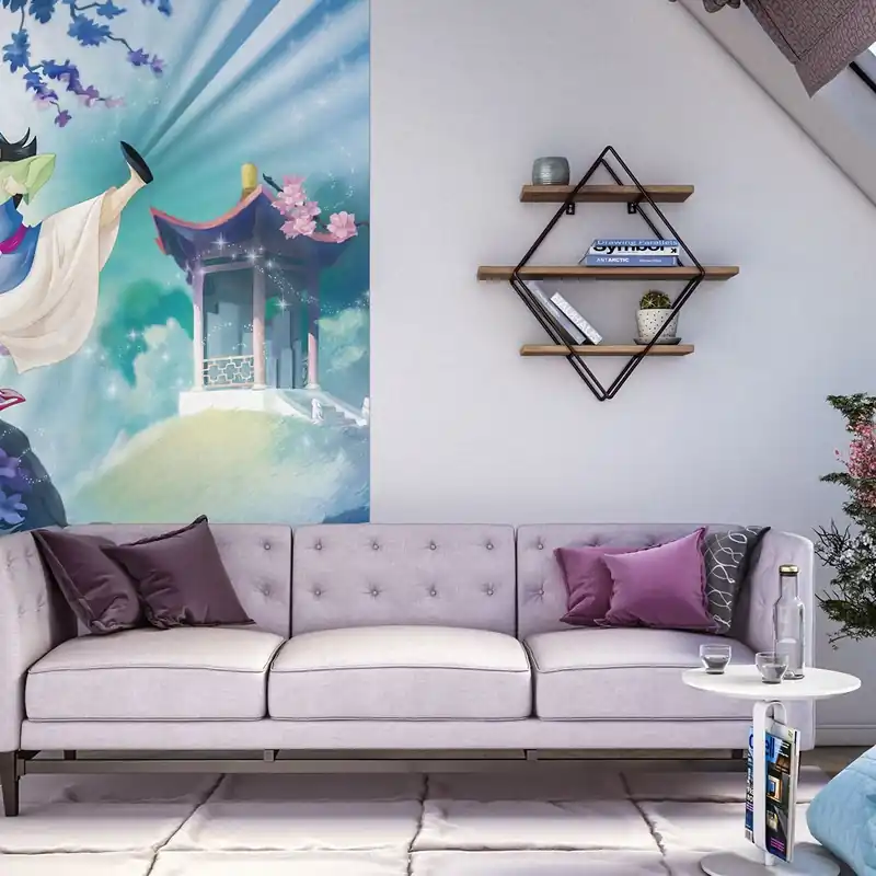 Abverkauf Komar Fototapete Disney Mulan 250 x 200 cm Digitaldrucktapete Vlies Mulan Chinesisch Mushu