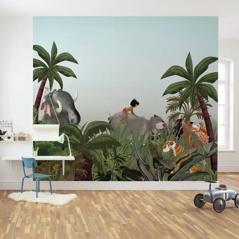 Komar Fototapete Disney Jungle Book 280 x 300 cm Vlies Shir Khan Dschnungelbuch Mogli Balu Colonel Mega-Angebot