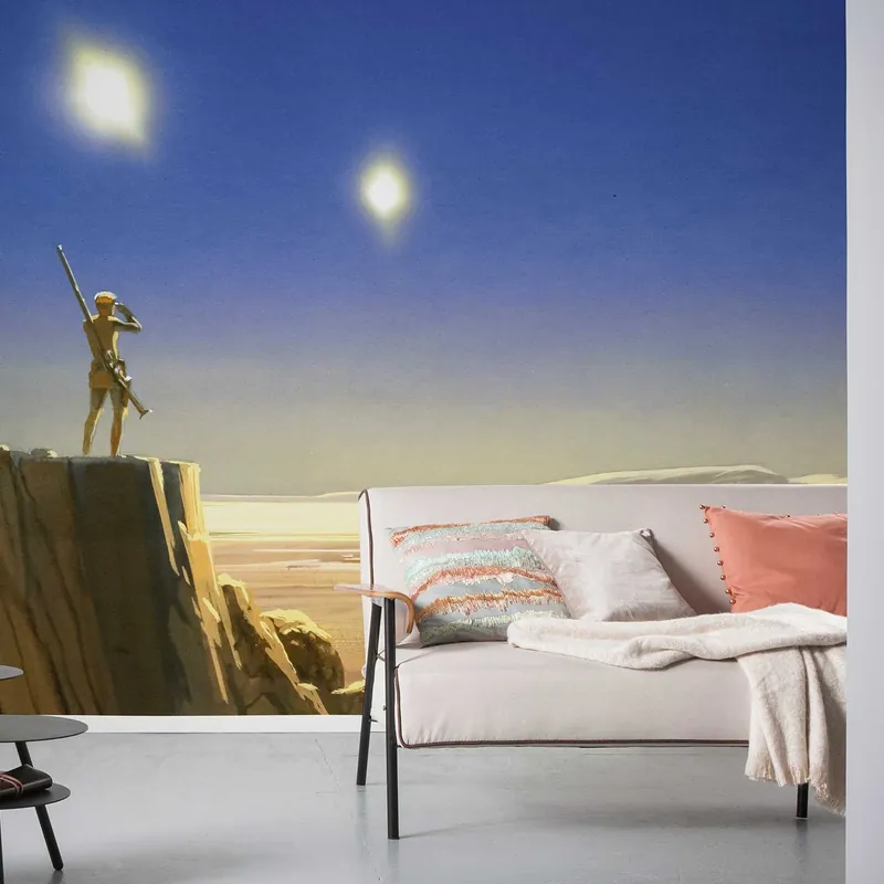 Begrenztes Angebot Komar Fototapete Star Wars Mos Eisley Edge 250 x 500 cm Vlies Raumhafen Mos Eisley Grenzenlos