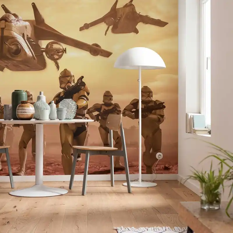 Angebot Komar Fototapete Star Wars Clone Trooper 260 x 400 cm Vlies Armee Klonkriegern Raumschiffe