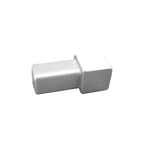 Endstück für Quadratprofil 12.5 x 12.5 mm Randleistenprofil Zubehör Steckverbindung Küberit Mega-Angebot