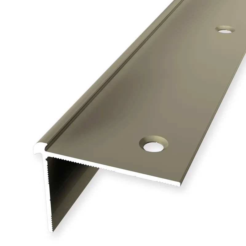 Saisonangebot Treppenkantenprofil 29 x 39 mm Aluminium Winkelprofil Glatt Versenkt Gebohrt Küberit