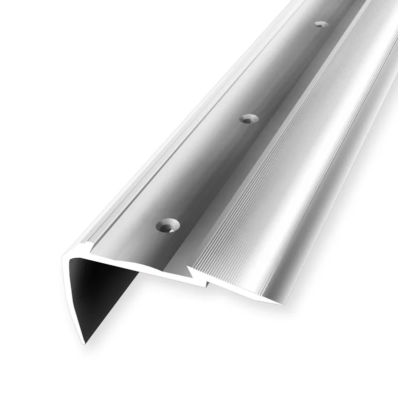 Treppenkantenprofil 34 x 60 x 2500 mm Aluminium Winkelprofil Geriffelt versch. Varianten Küberit Online Kaufen