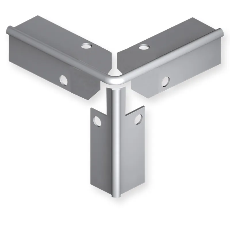 Highlight Runde Treppen Ecke 90 Grad 29 x 39 mm Aluminium Treppenkantenprofil Glatt Versenkt Gebohrt Küberit