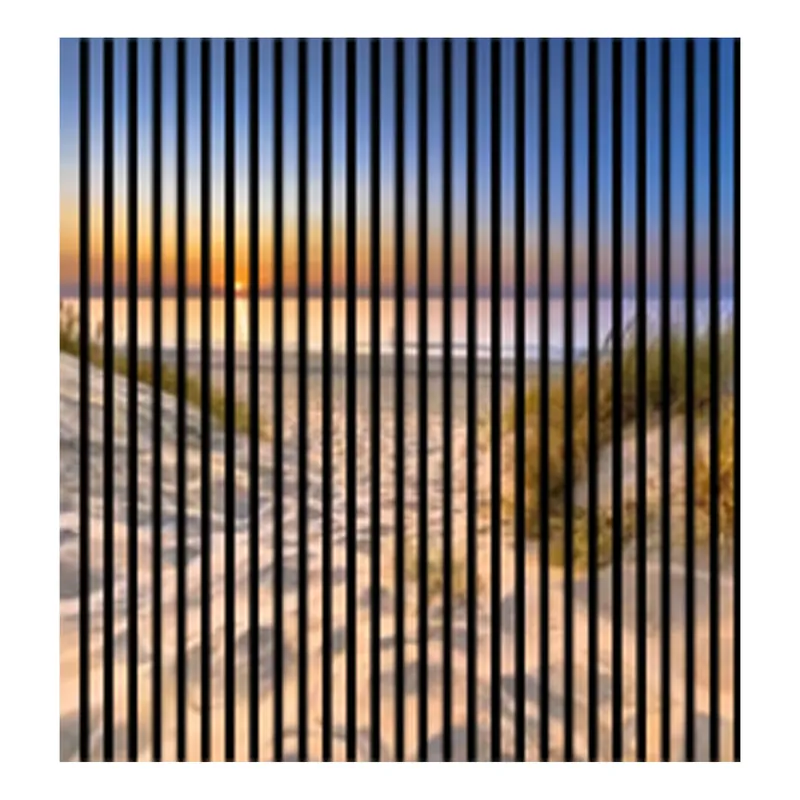 Akustikpaneele mit Digitaldruck Strand Grass Himmel Wandpaneele Weiß Blau Grün in versch. Größen Finale Aktion