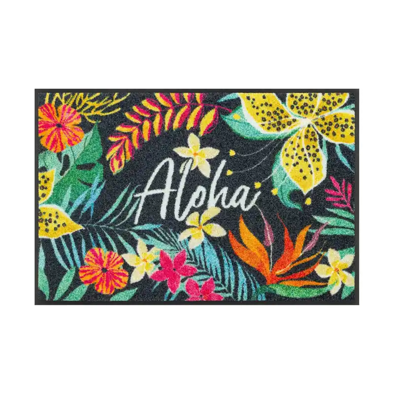 Fußmatte Inselzauber 75 x 50 cm Schmutzfangmatte waschbar Floornovo Trend Design Schnäppchen