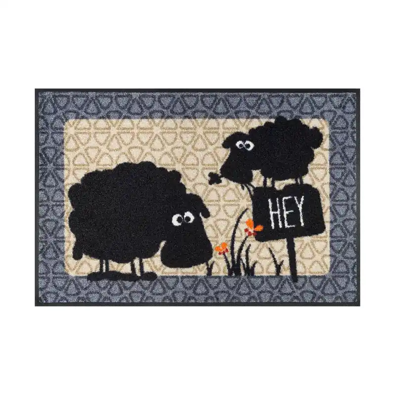 Fußmatte Vintage 75 x 50 cm Schmutzfangmatte waschbar Floornovo Trend Design Versand Am Gleichen Tag