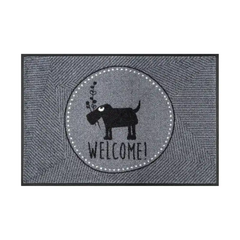 Fußmatte Freundlicher Auftakt 75 x 50 cm Schmutzfangmatte waschbar Floornovo Trend Design Angebot