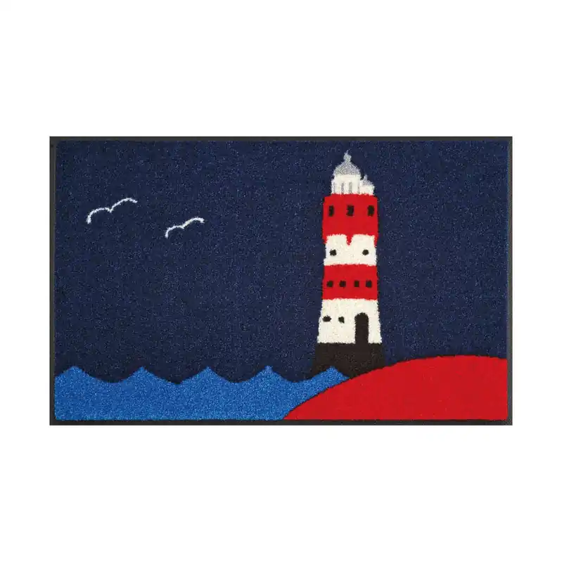 Fußmatte Meeresbote 75 x 50 cm Schmutzfangmatte waschbar Floornovo Trend Design Echt