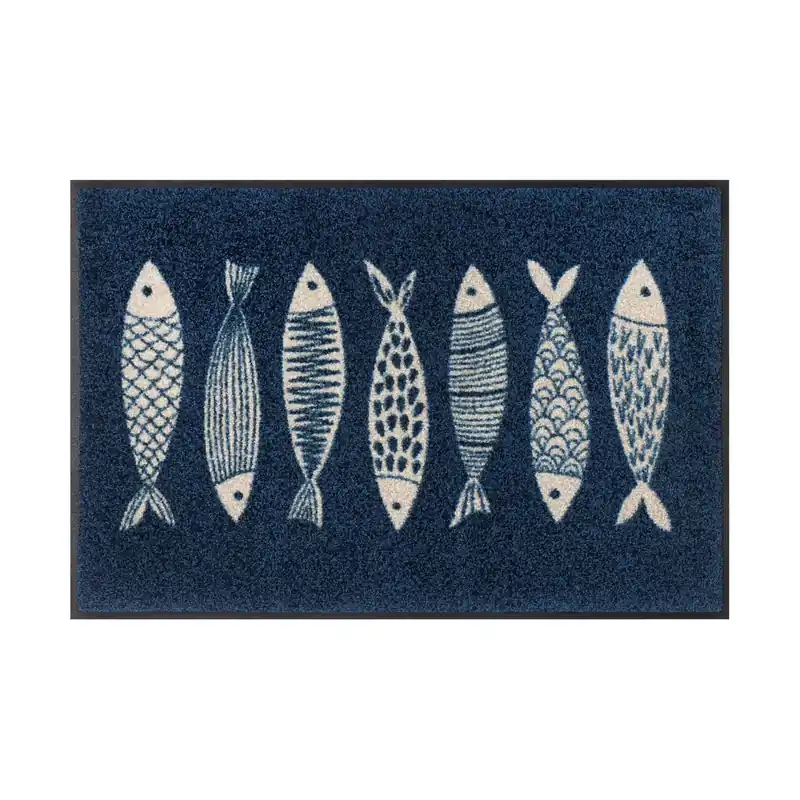 Fußmatte Wasserballett 75 x 50 cm Schmutzfangmatte waschbar Floornovo Trend Design Mega-Angebot