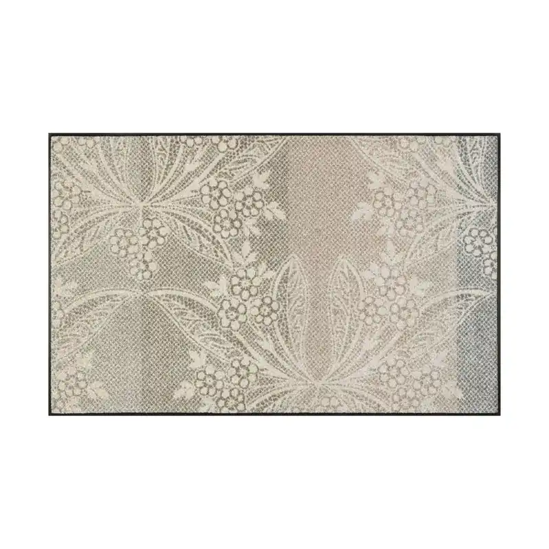 Bestseller Fußmatte Blumenspitze Schmutzfangmatte waschbar verschiedene Größen Floornovo Trend Design