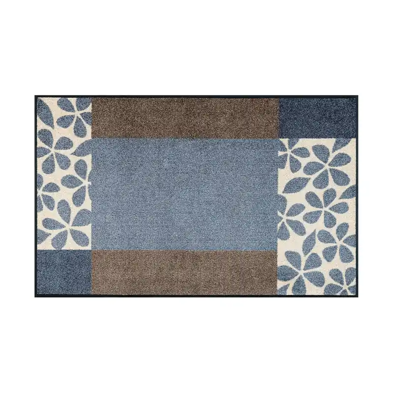 Günstig Fußmatte Blütennebel Schmutzfangmatte waschbar verschiedene Größen Floornovo Trend Design
