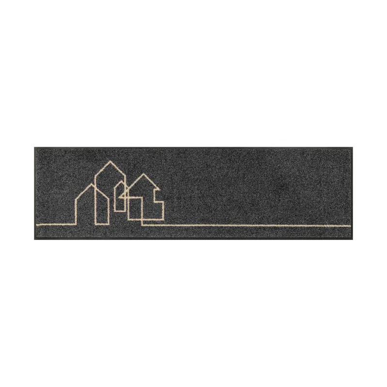 Fußmatte City Lines Schmutzfangmatte waschbar verschiedene Größen Floornovo Trend Design Beliebt