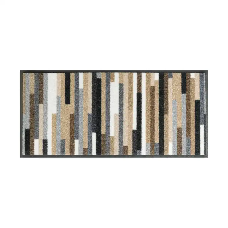 Fußmatte Landstreifen Schmutzfangmatte waschbar verschiedene Größen Floornovo Trend Design Expressversand