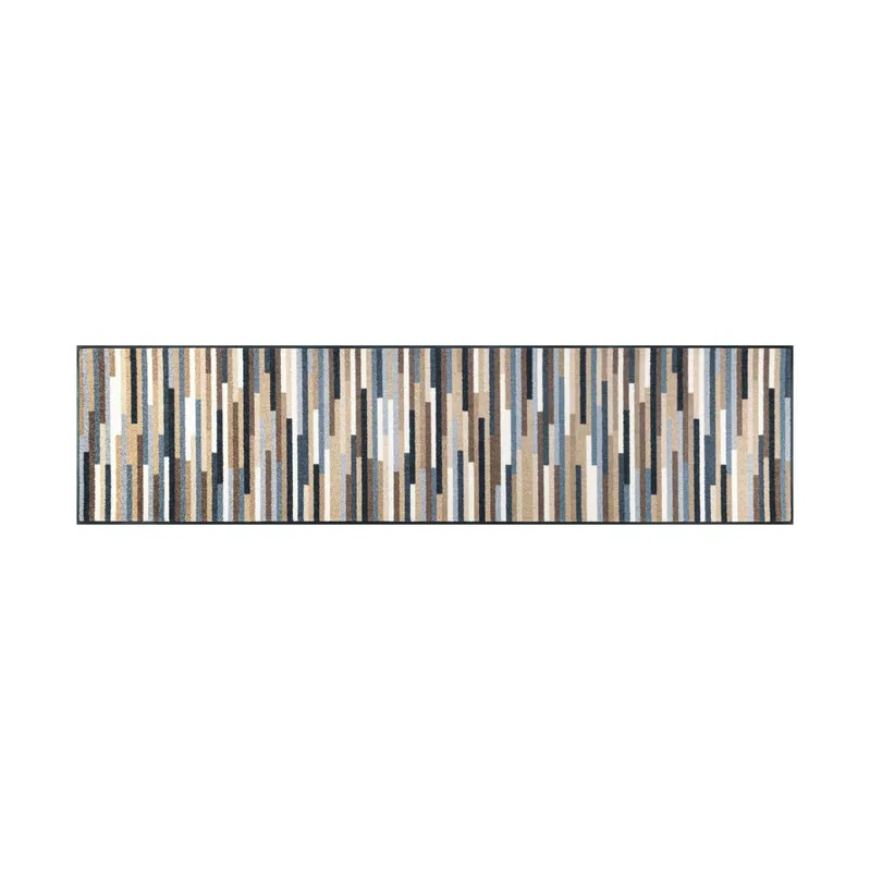 Aktuell Fußmatte Landstreifen Schmutzfangmatte waschbar verschiedene Größen Floornovo Trend Design