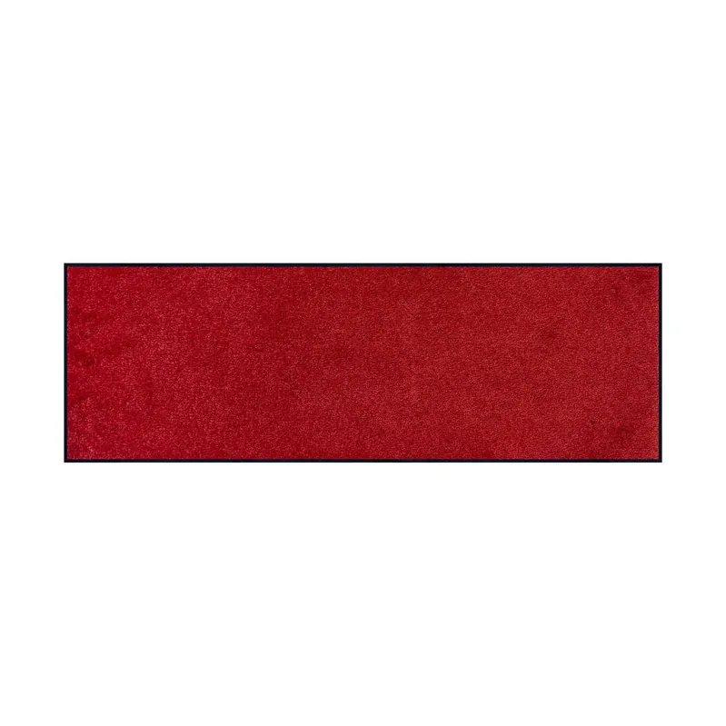 Fußmatte Rubinrot Schmutzfangmatte waschbar verschiedene Größen Floornovo Classic Decor & Uni Color Geprüft