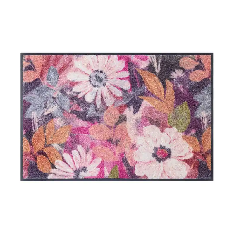 Fußmatte Blumenpracht Schmutzfangmatte waschbar verschiedene Größen Floornovo Trend Design Sale