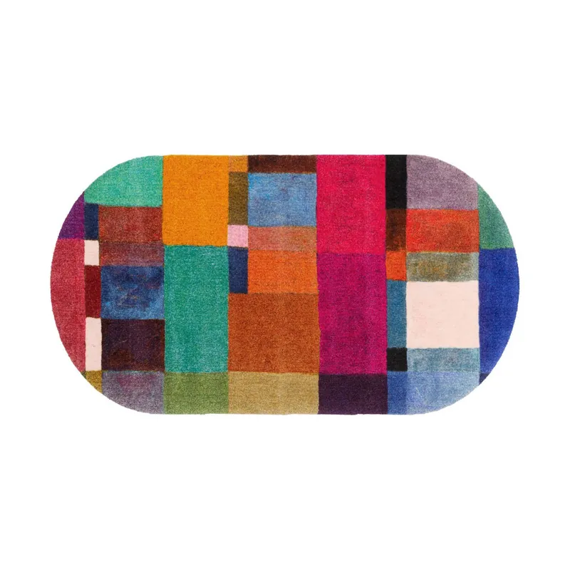 Bestpreis Fußmatte Mosaica Schmutzfangmatte waschbar verschiedene Größen Floornovo Trend Design