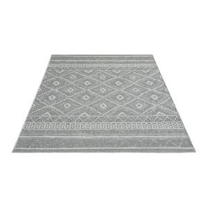 In- & Outdoor Teppich Grau versch. Größen - rechteckig für die Terrasse - FLOORNOVO Preis Gesenkt